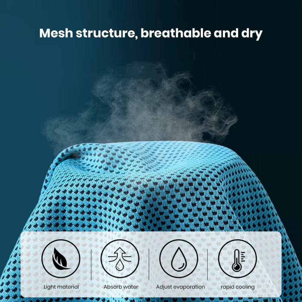 Instant Cooling Towel Quick Dry Sweat Absorption Running Towel Yoga Towel Workout Sports Physical Cooling Gym Fitness Towels
